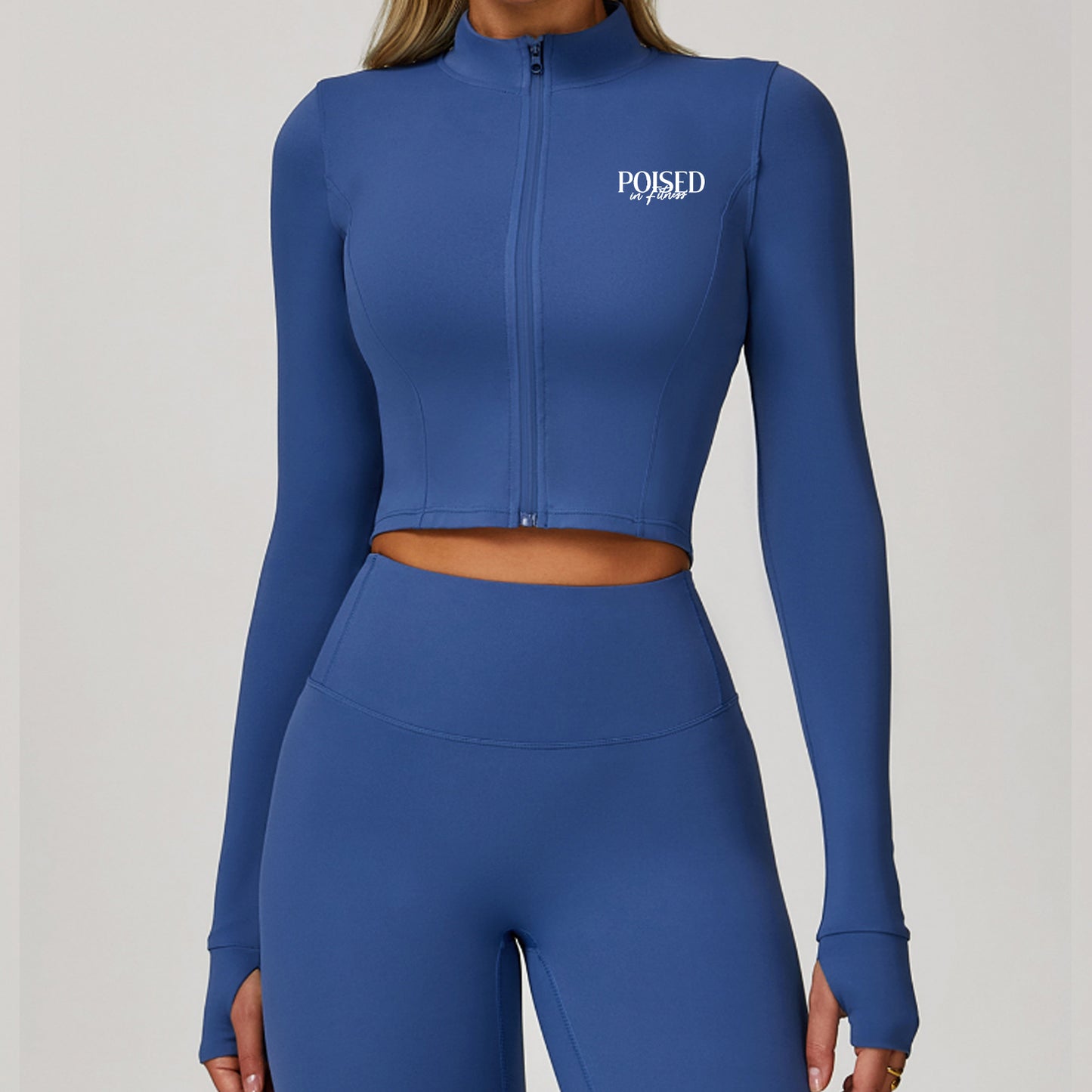 Cropped Zip Up