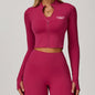 Cropped Zip Up