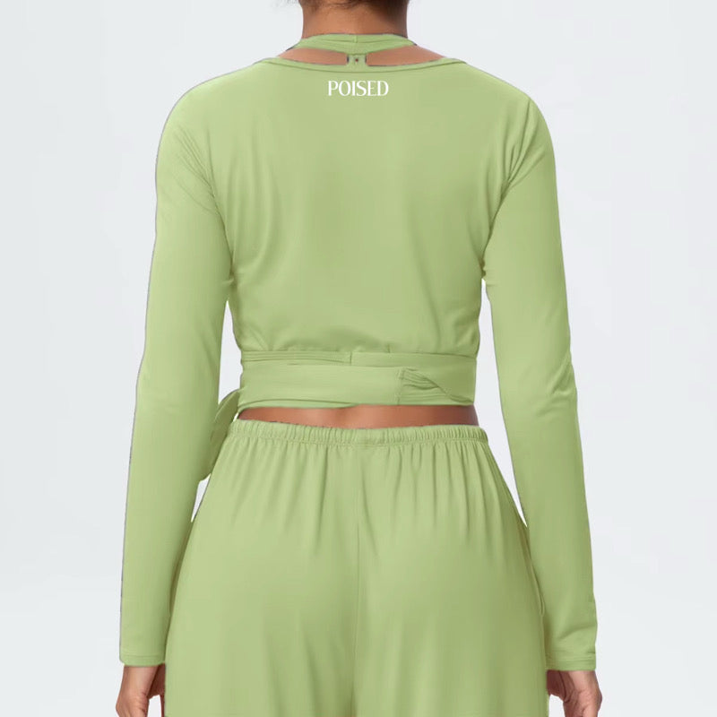 Poised Flavored Wrap Top