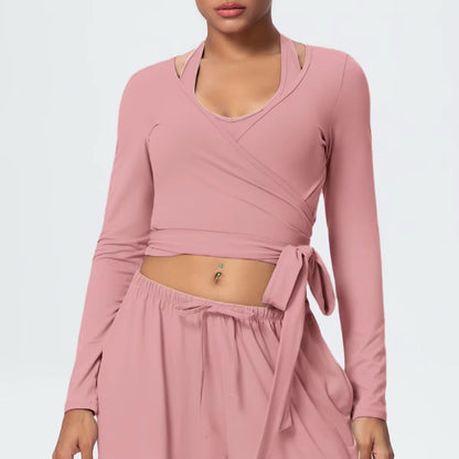 Poised Flavored Wrap Top