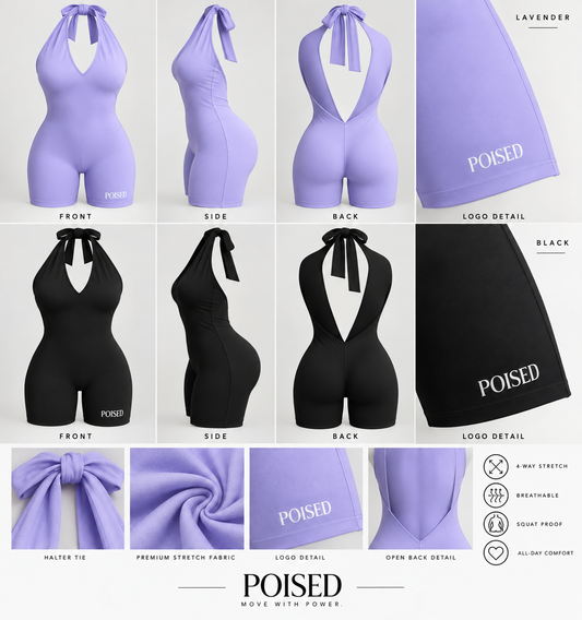The Poised Performance Romper ⭐️